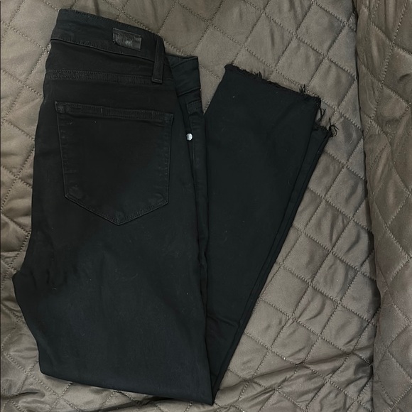 PAIGE Jet Black Denim Jeans - Picture 1 of 1